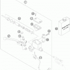 690 SUPERMOTO BLACK USA CHASSIS Главный цилиндр тормозной