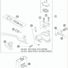 250 SX CHASSIS Hand brake cy linder