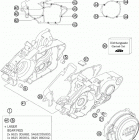 144 SX ENGINE Картер двигателя