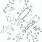 950 SUPERENDURO R CHASSIS Обтекатель , крылья
