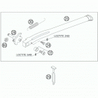 525 XC-W CHASSIS Подножка