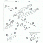 400 XC-W -EXC CHASSIS Бугель