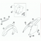 300 XC-W CHASSIS Обтекатель , крылья