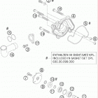 950 SUPERMOTO USA ENGINE Водяной насос