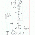 85 SX 19-16 CHASSIS Тормозной цилиндр задний