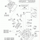 950 SUPERMOTO USA ENGINE Головка цилиндра передняя