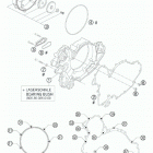 950 SUPERENDURO R ENGINE Кожух сцепления
