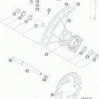 85 SX 19-16 CHASSIS Переднее колесо