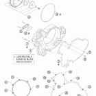 990 ADVENTURE USA ENGINE Кожух сцепления
