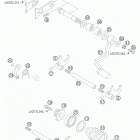 85 SX 17-14 ENGINE Механизм переключения