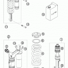 990 SUPER DUKE BLACK USA CHASSIS Моно амортизатор
