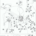 250 XCF-W ENGINE Карбюратор
