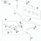 50 MINI ADVENTURE CHASSIS Handlebar, c ontrols