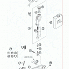 300 XC-W CHASSIS Тормозной цилиндр задний