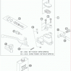 525 XC-W CHASSIS Hand brake cy linder