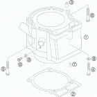 450 XC ENGINE Цилиндр