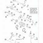 950 SUPERENDURO R ENGINE Механизм переключения