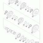 400 XC-W -EXC ENGINE Трансмиссия 2-контрпривод