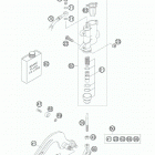 65 SX CHASSIS Тормозной цилиндр задний