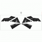 690 SUPERMOTO BLACK USA CHASSIS Наклейки