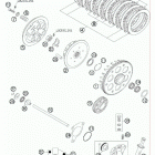 450 XC-W ENGINE Сцепление