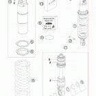 690 SUPERMOTO BLACK USA CHASSIS Моно амортизатор