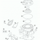85 SX 17-14 ENGINE Цилиндр