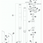85 SX 19-16 CHASSIS Передняя вилка