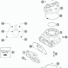 2OO XC-W ENGINE Цилиндр