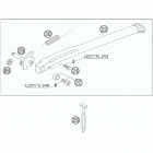 400 XC-W -EXC CHASSIS Подножка