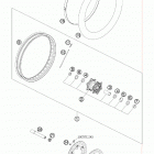 990 ADVENTURE S USA CHASSIS Переднее колесо