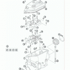 250 XCF-W ENGINE Головка цилиндра