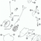 525 XC-W EXC ENGINE Система зажигания