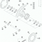 105 SX CHASSIS Заднее колесо