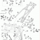 690 SUPERMOTO BLACK USA CHASSIS Рама