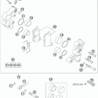 85 SX 19-16 CHASSIS Brake calip er front