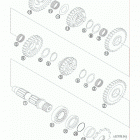 450 XC-W ENGINE Трансмиссия 2-контрпривод