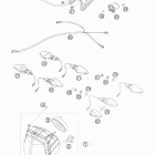 690 SUPERMOTO BLACK USA CHASSIS Фара