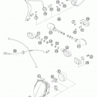 950 SUPERMOTO BLACK USA CHASSIS Фара