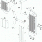 85 SX 17-14 ENGINE Система охлаждения