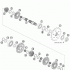 690 LC4 USA ENGINE Трансмиссия 2-контрпривод