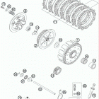 200 XC ENGINE Сцепление