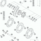 250 SX CHASSIS Заднее колесо