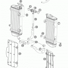 450 SXS-F ENGINE Система охлаждения