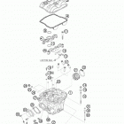 450 SXS-F ENGINE Головка цилиндра