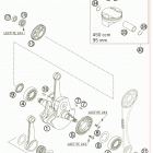 450 SMR Коленвал и поршень