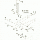 50 MINI ADVENTURE CHASSIS Monoshock, swingarm