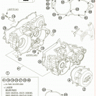 250 XC-W USA ENGINE Картер двигателя