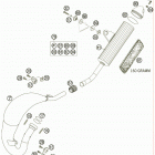 85 SX 17/14 CHASSIS Глушитель
