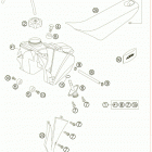 50 SX JUNIOR CHASSIS Бак,сидение